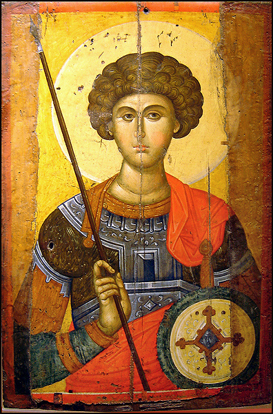 Depiction of St George the Trophy-bearer